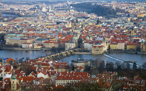 Above view of Old Prague