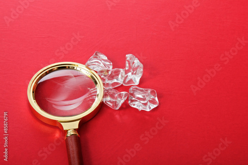 Foto Diamonds, Magnifying Glass