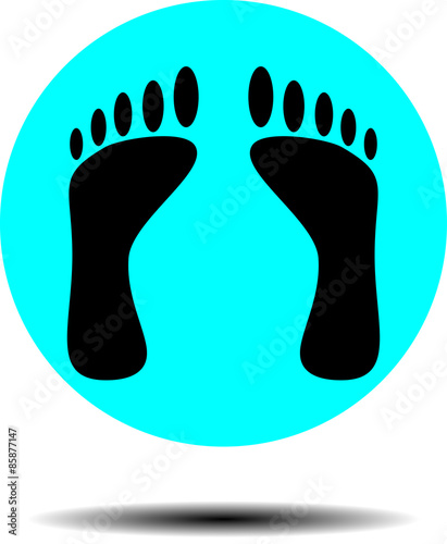 Foot print icon