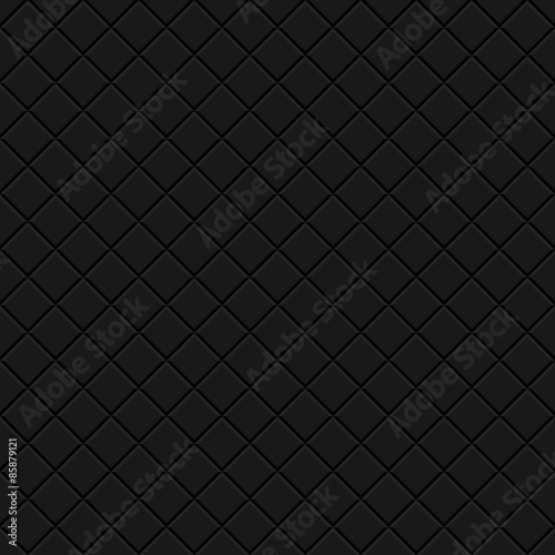 Retro Seamless Pattern Tiles Black