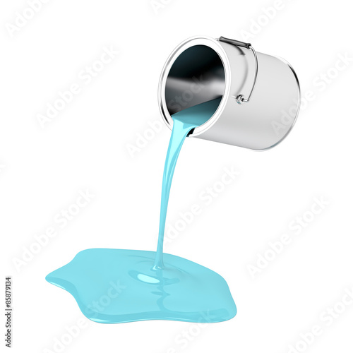 Pouring paint photo