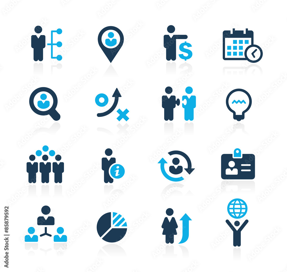 Fototapeta premium Efficiency and Business Strategies -- Azure Series