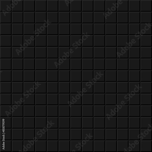Black Tiles Seamless Pattern