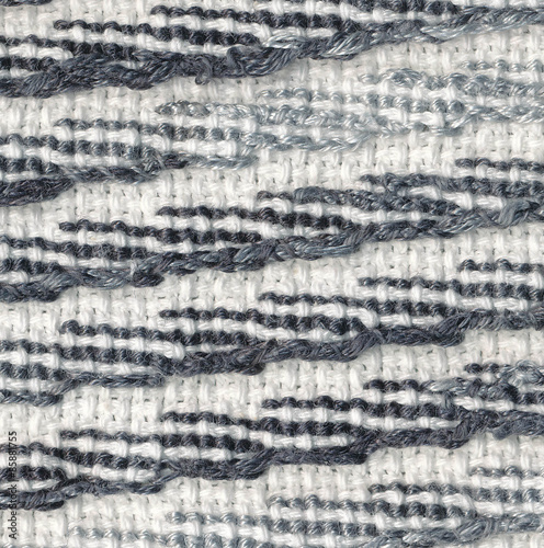 Closeup of embroidery pattern from the wrong side