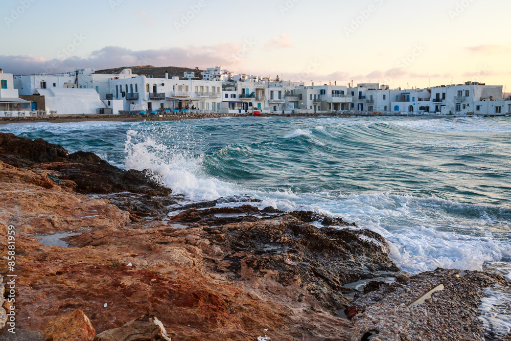 Obraz premium Naoussa, Paros island