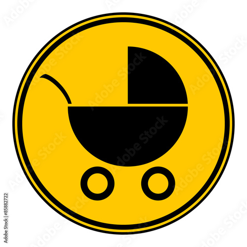 Pram button.