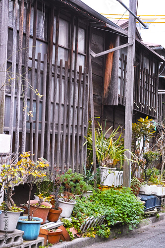 日本の古い住宅の景色