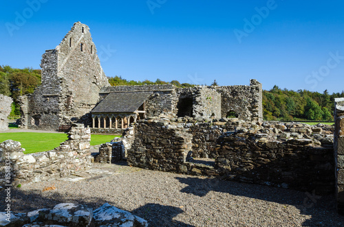 Ruins of the medieval Glenluce Abbey, Scotland