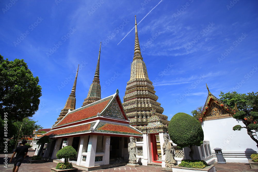 Fototapeta premium Temple in Bangkok. Wat Pho, Thailand.