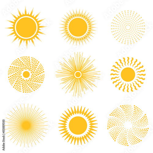 Sun Icon Set