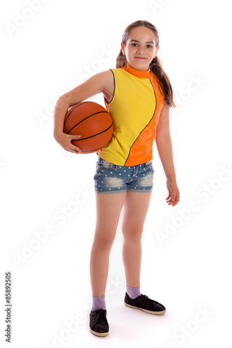 Girl with ball