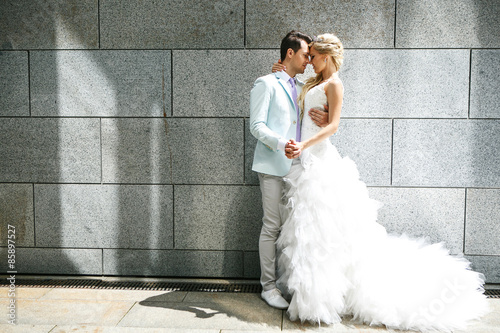 Couple and the wall
