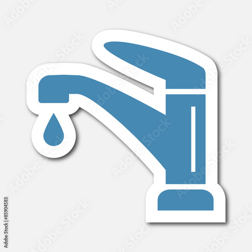 Logo robinet.. Plombier.
