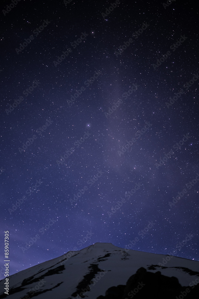 Night Mountain Starry Sky Night Mountain Starry Sky