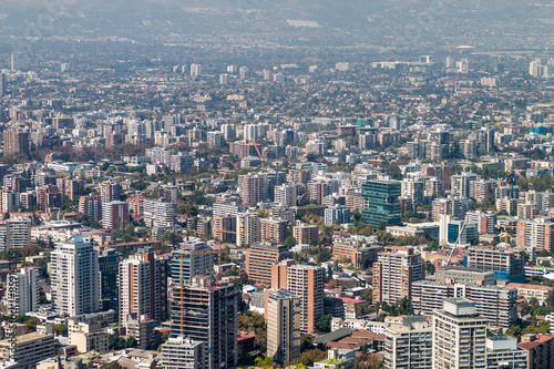 Aerial view of Santiago de Chile © Matyas Rehak