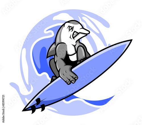 Surfer Dolphin