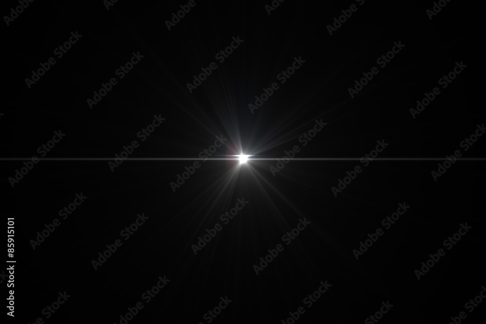 Lens flare effect Lens flare effect