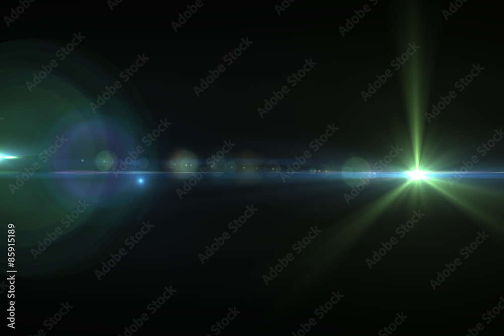 Naklejka premium Lens flare effect
