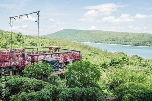 View point of Lamtakong dam photo