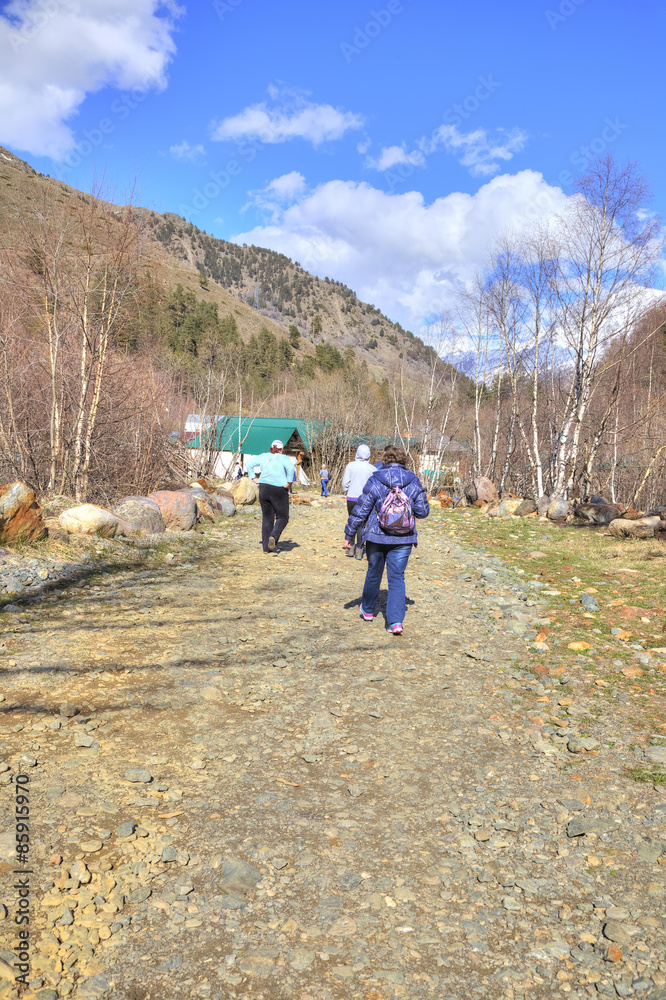 Obraz premium Caucasus. Valley Narzan