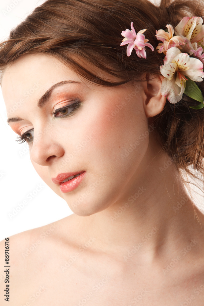 Fototapeta premium Bride is looking away