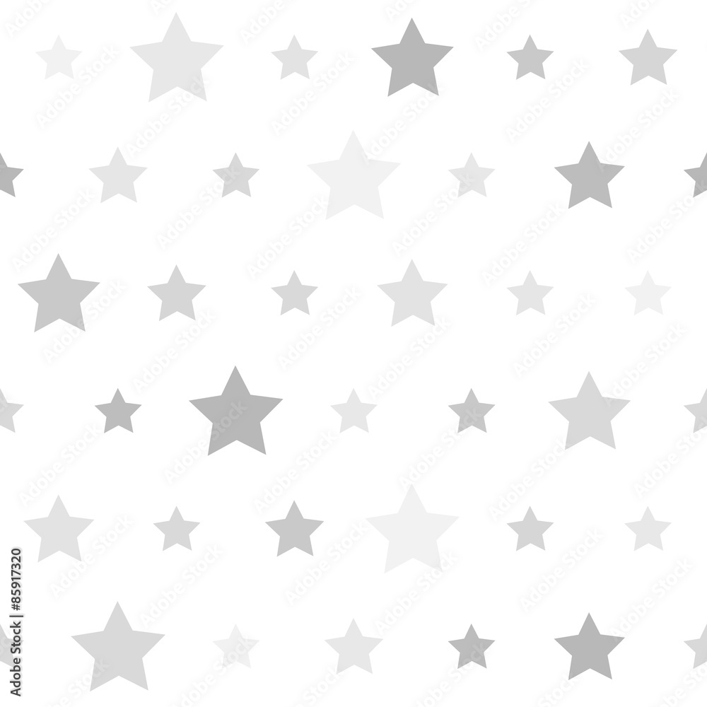 Abstract Seamless geometric pattern with stars on a white backgr Abstract Seamless geometric pattern with stars on a white backgr