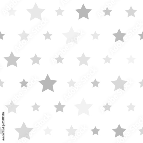 Abstract Seamless geometric pattern with stars on a white backgr