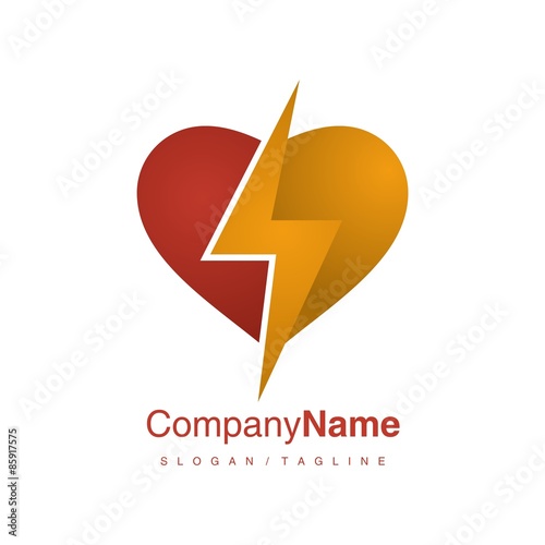 Free Download Heart logo icon vector - GFXLoad