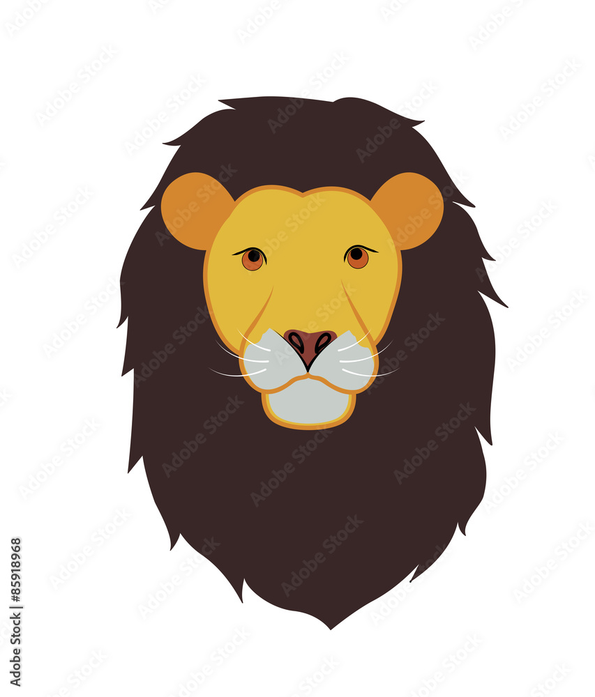 Fototapeta premium Lion Face