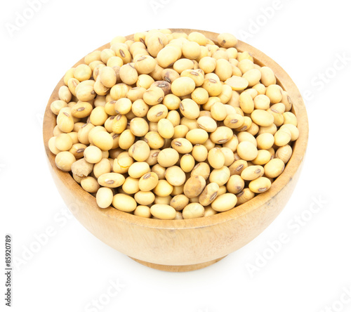 Dried soybean on cup