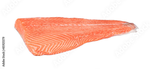 Fresh salmon fillet.