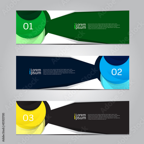 Vector design Banner background, illustration EPS10