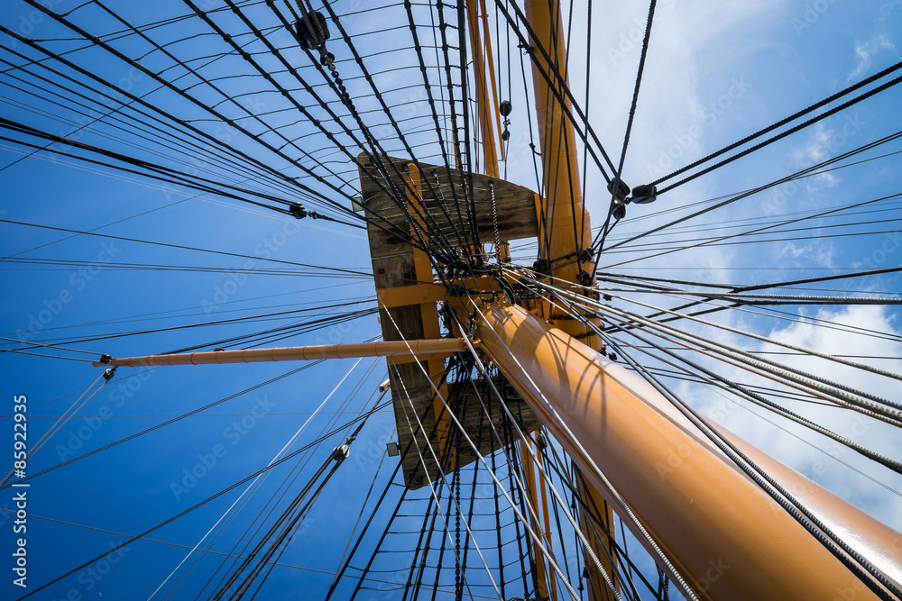 Fototapeta premium Rigging above