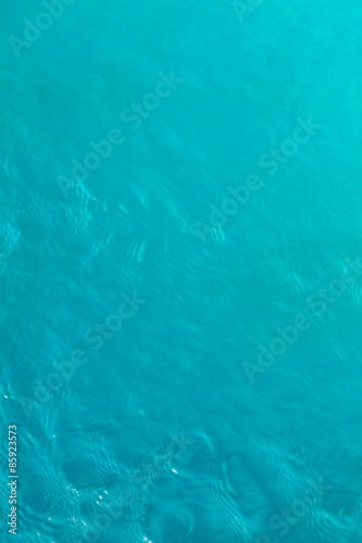 Fototapeta Naklejka Na Ścianę i Meble -  Blue swimming pool rippled water