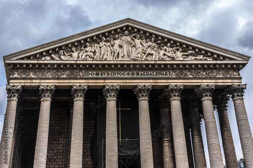 Eglise de la Madeleine - temple to glory of Napoleon army. Paris