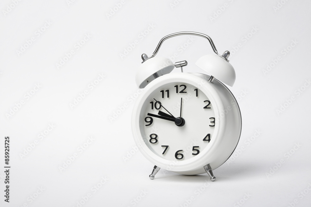 Classic Designed White Colored Table Clock Classic Designed White Colored Table Clock