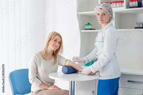 Preparation for blood test 