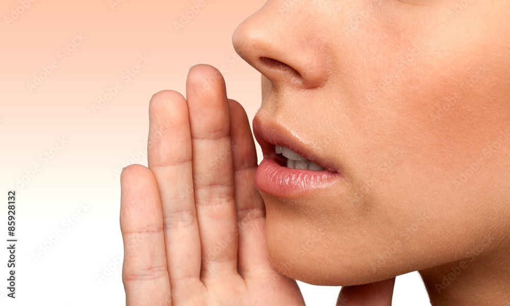 Obraz premium Whispering, Secrecy, Gossip.