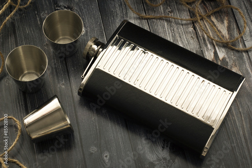 Flask for cognac