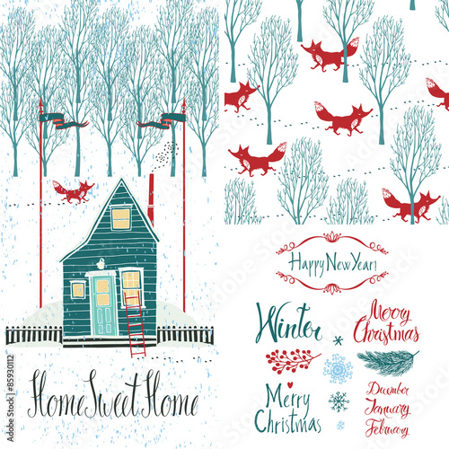 Home sweet home Winter set