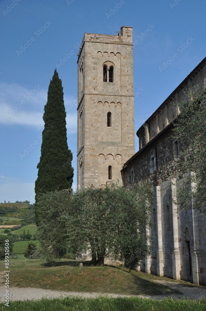 Kloster Sant'Antimo bei Montalcino in der Toskana