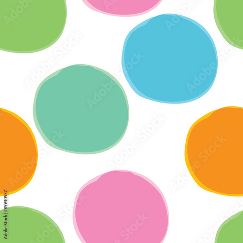 Colorful circles background