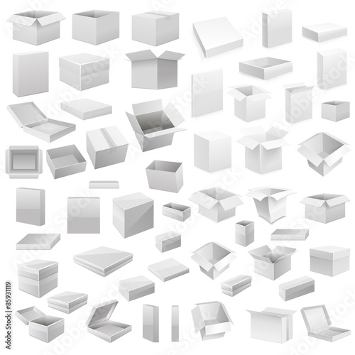 Box set. Vector