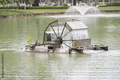 Water turbine make oxygen in water