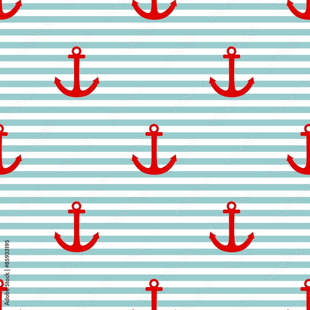 Red Anchor Background