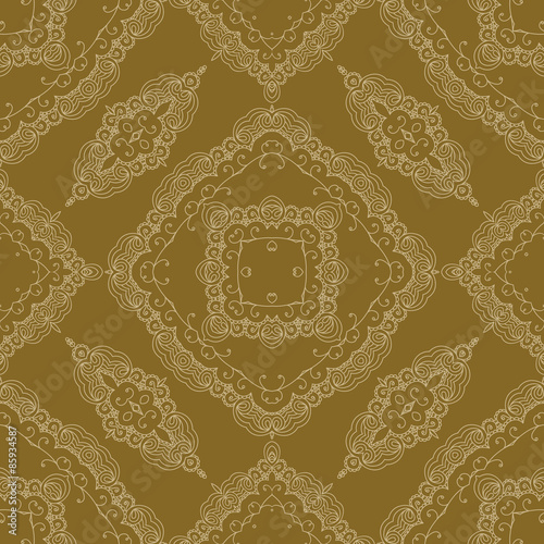 Abstract seamless lace pattern