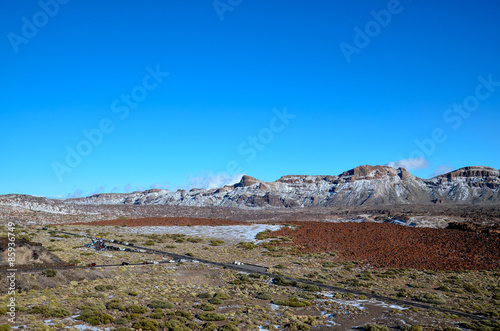 Desert Landscape in Volcan Teide National Park photo