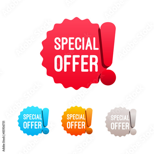 Special Offer Labels