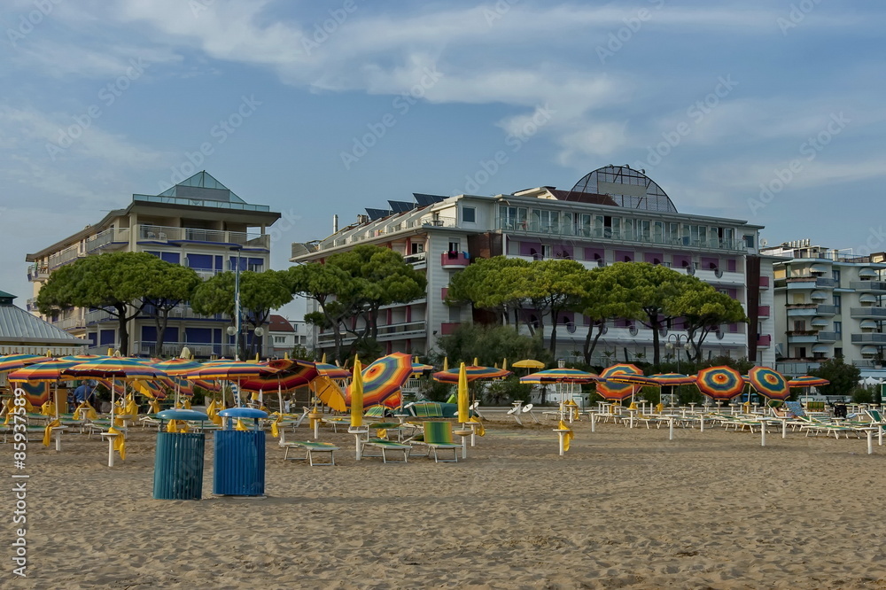 Lido di Jesolo, Adriatic sea, venetian Riviera, Italy Lido di Jesolo, Adriatic sea, venetian Riviera, Italy