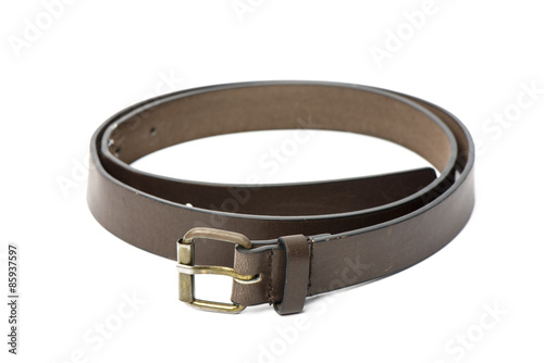 brown leater belt for men photo